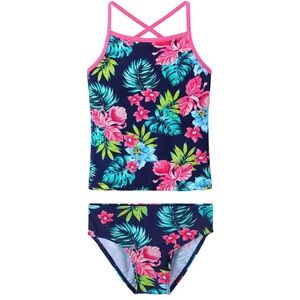 Girls Bikini Swimsuits 2-Pieces Tankini Bathing Suits Size 10 years old